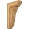 Ekena Millwork Olympic Slat Rough Sawn Bracket, Western Red Cedar, 6"W x 18"D x 30"H BKT06X18X30OLY06RWR - alternate 1